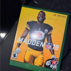 Madden NFL 19 Video Game - Green Case